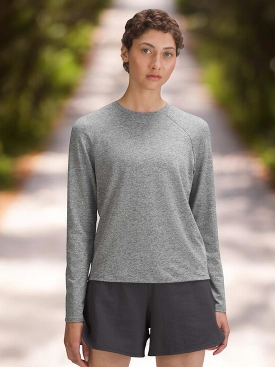 lululemon athletica Tops - Lululemon License to Train Classic-Fit
Long-Sleeve Shirt Heathered Black Sz 10